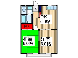 リメイズむさしのの物件間取画像